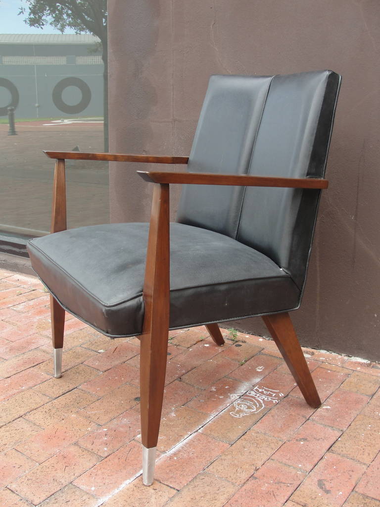 Mid-Century Modern Rare and Perfect Italian Designer Chair For Sale