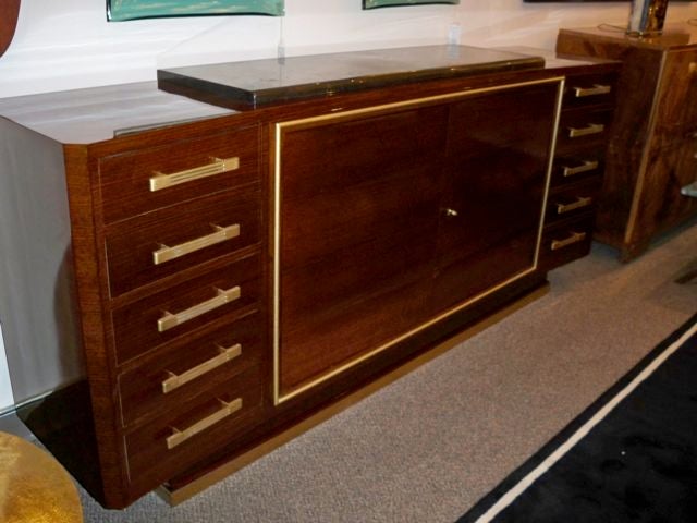 An Important Sideboard in Walnut by Renou and Genisset 4