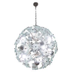 A Crystal Ball Chandelier by Fontana Arte