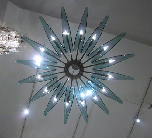 Mid-20th Century A Rare Large Chandelier by Max Ingrand for Fontana Arte