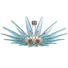 A Rare Large Chandelier by Max Ingrand for Fontana Arte