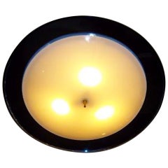 Mid Century Ceiling Mounted Light Fixture attr. Fontana Arte