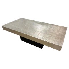 Modernist Rectangular Cocktail Table in the style of C. Krekels