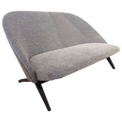 Mid-Century Modern Settee by Theo Ruth
