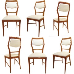 A Set of Six Dining Chairs by Carlo DiCarli A Set of Six Dining Chairs by Carlo DiCarli