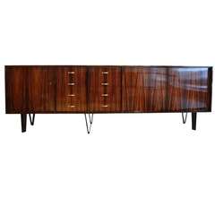 A Mid Century Sideboard in Macassar Ebony the style of Ico Parisi