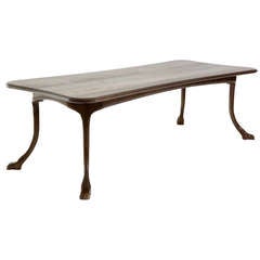 Ab Ovo Walnut Dining Table by William Emmerson