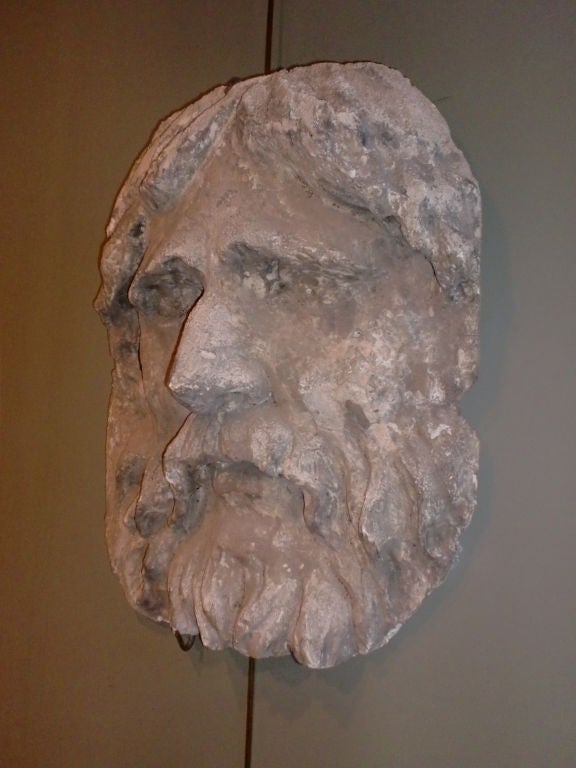 Plaster Face of Man