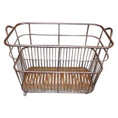 Antique French Baquette Trolley