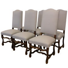 Set of 6 Oz du Mouton Dining Chairs
