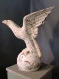 Cast Stone Painted Eagle