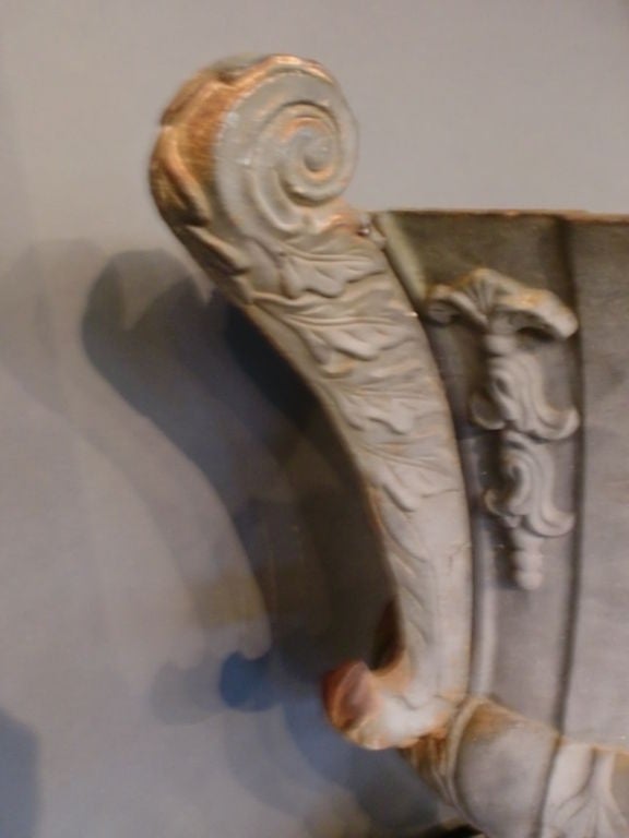 French Cast Iron Urn