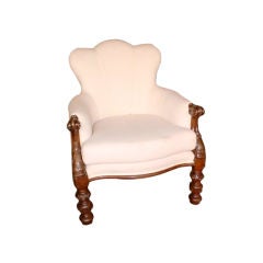 Scalloped Back Side Chair