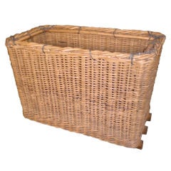 Rectangular Straw Basket