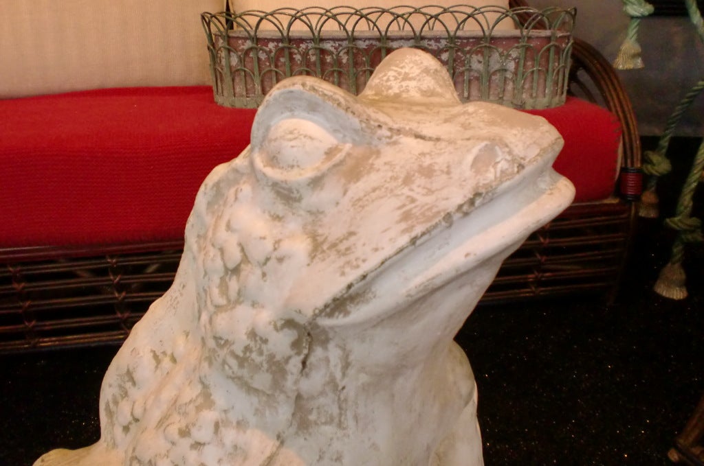 Mid-20th Century Large Garden Frog For Sale