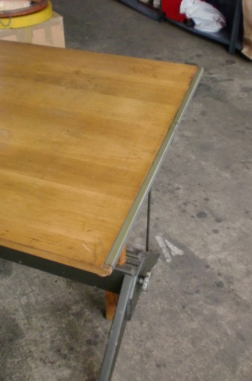 Wood Drafting Table For Sale