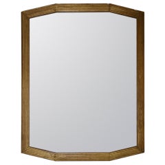 Large French mirror in gilded frame