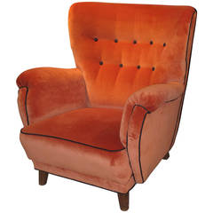 Danish 1940s Large-Scale Club Chair 5
