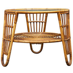 Danish Modern Rattan Coffee/Low Table 6
