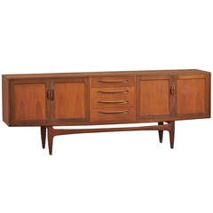 Early 1960s Danish  Sideboard of Teak