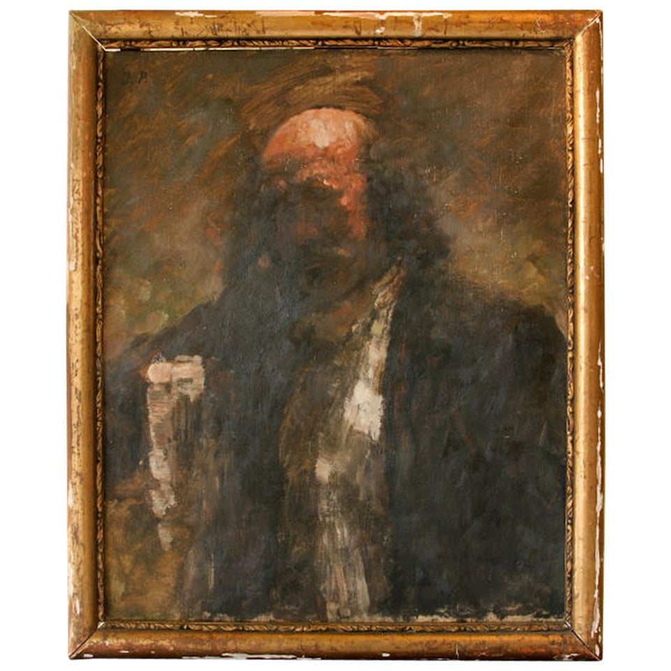 Portrait of a Gentleman by Danish Painter Julius Paulsen