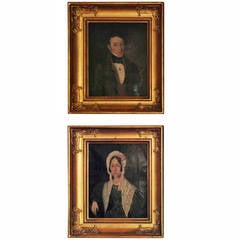 Pair of Small European Portraits