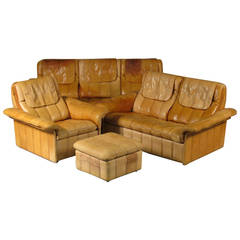 Four-Piece Living Room Set by De Sede of Switzerland 10