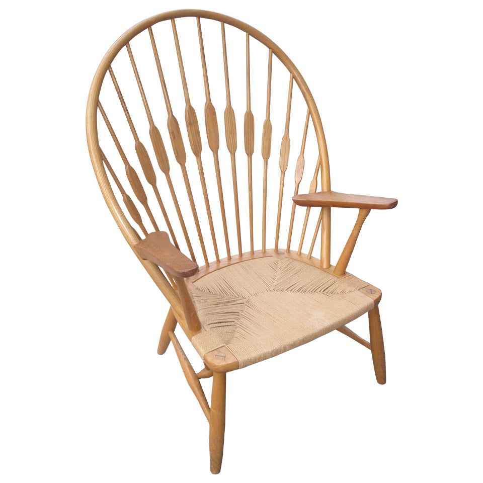 "Peacock" Chair by Hans Wegner for Johannes Hansen