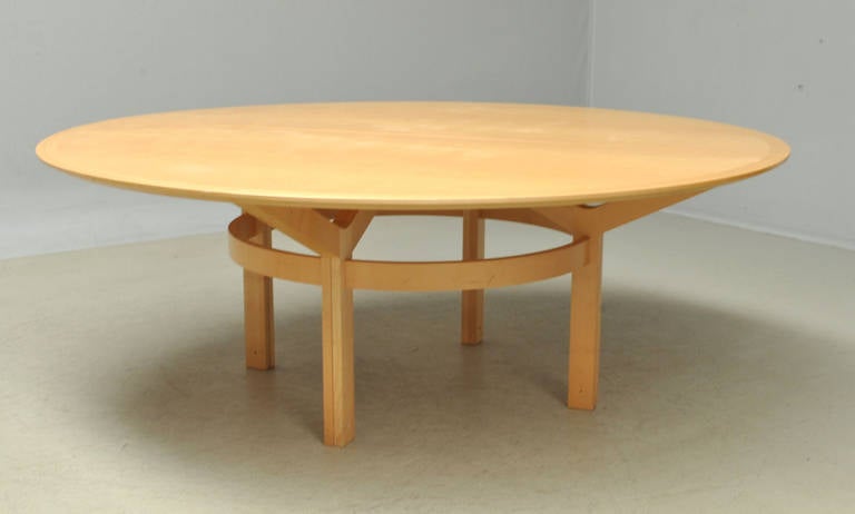 Mid-Century Modern Danish Dining Table and Eight Chairs by Johnny Sorensen and Rud Thygesen For Sale