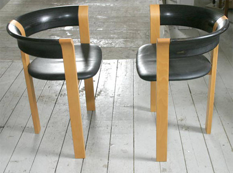 Late 20th Century Danish Dining Table and Eight Chairs by Johnny Sorensen and Rud Thygesen For Sale