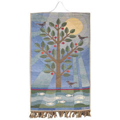 Danish Woven Tapestry Wall Hanging 11