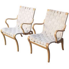 Pair of Eva Chairs by Bruno Mathsson