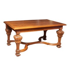Oak Library Table