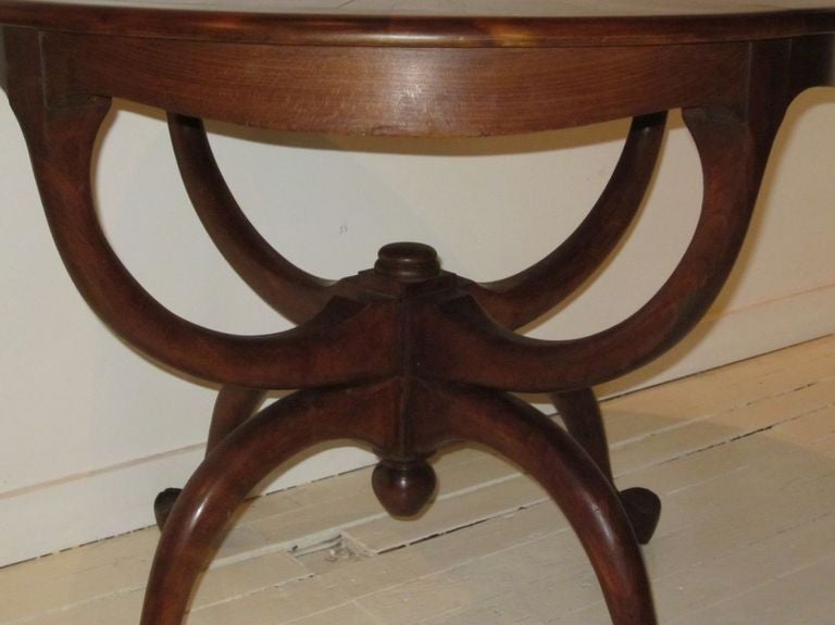 1860c French Walnut Center Hall / Side Table
