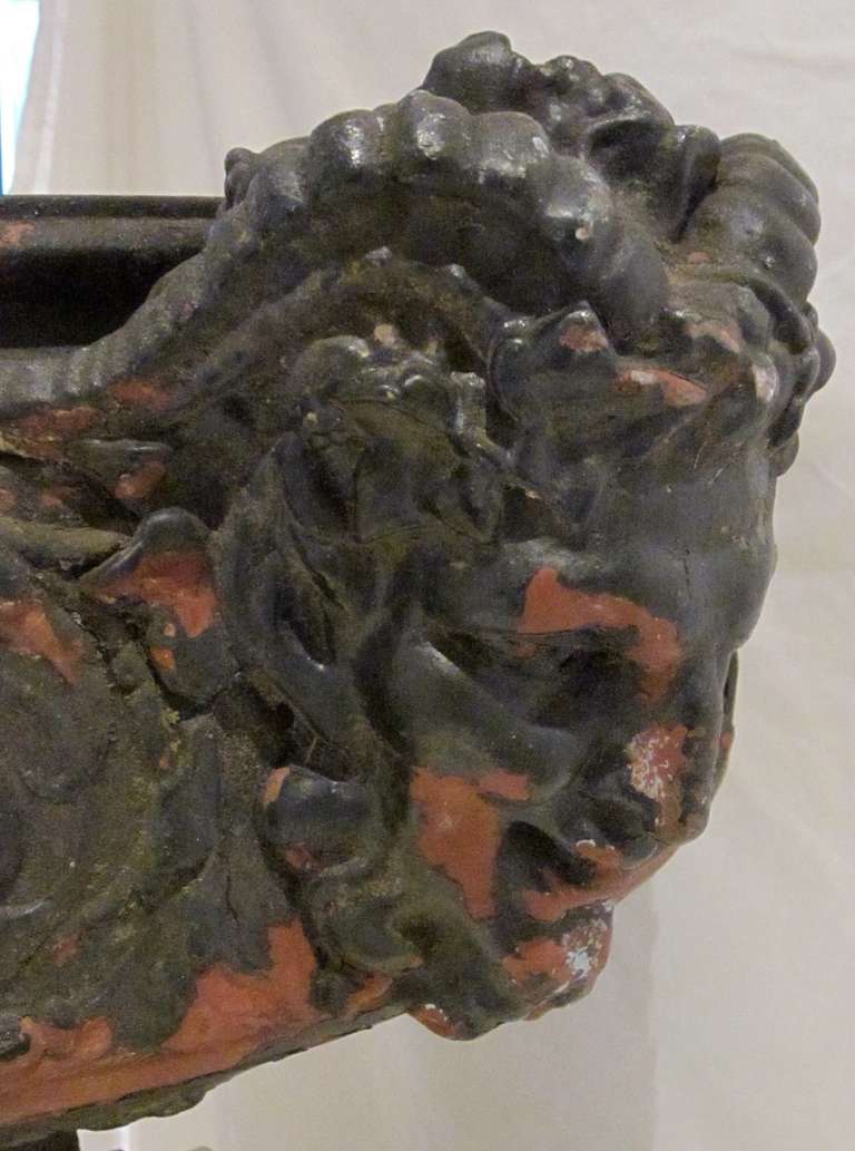 19th Century Weathered Bronze Urn, France 3