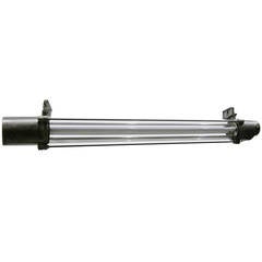 Industrial Brushed Metal Tube Light, Dutch, 1940s
