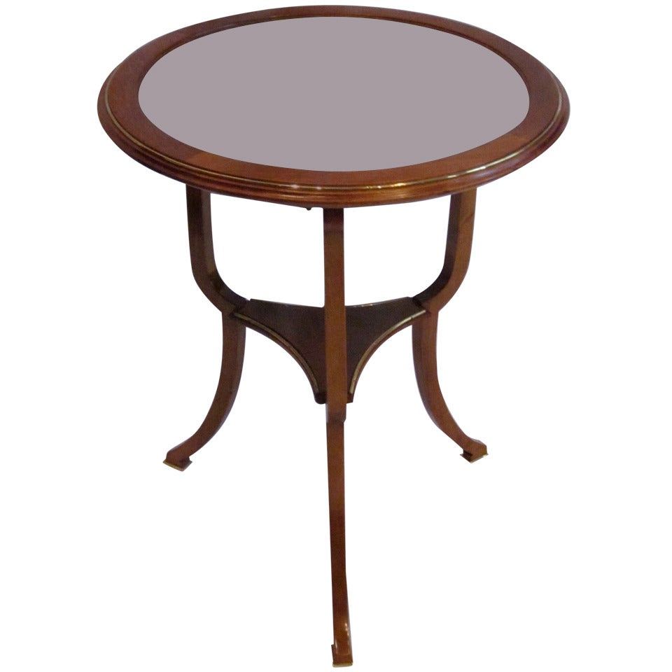 Two Tier Round Side Table, Austria, 1930s