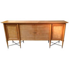 Blond Cherry Wood Credenza, France, 1940s
