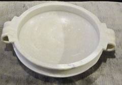 Contemporary Marble Bowl With Handles