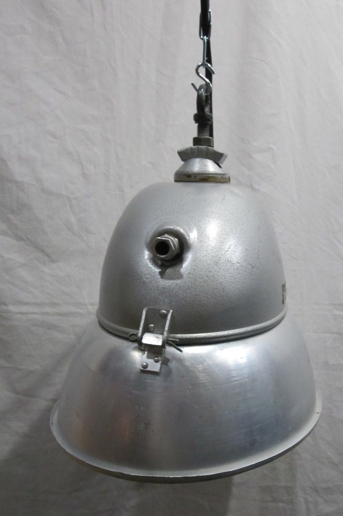 Dutch Industrial Metal Light, the Netherlands, circa 1940s For Sale