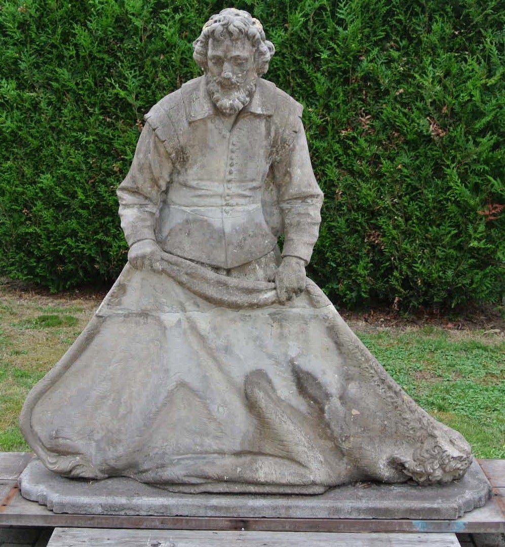 Composite Statue of a Leather Tradesman, Dutch, 19th Century 