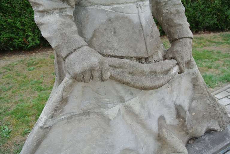 Composite Statue of a Leather Tradesman, Dutch, 19th Century  1