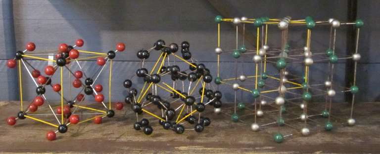 1940's French Molecule Models