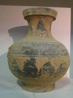 Patterned Terracotta Vase, China, Contemporary