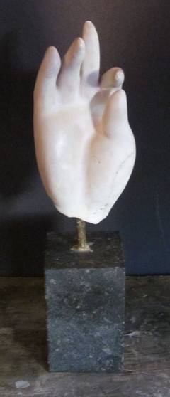 Tibetan Stone Sculpture of Hand, 19th Century