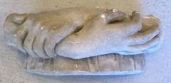 1940's French Plaster Hand Sculpture
