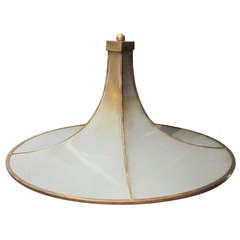 1970
s Italian Smoked Glass Chandelier