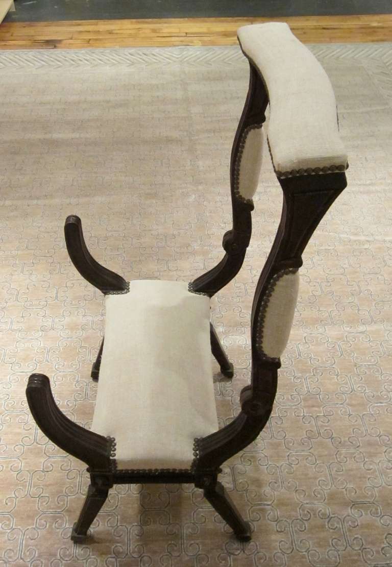 Wood 19thC French Prayer Chair