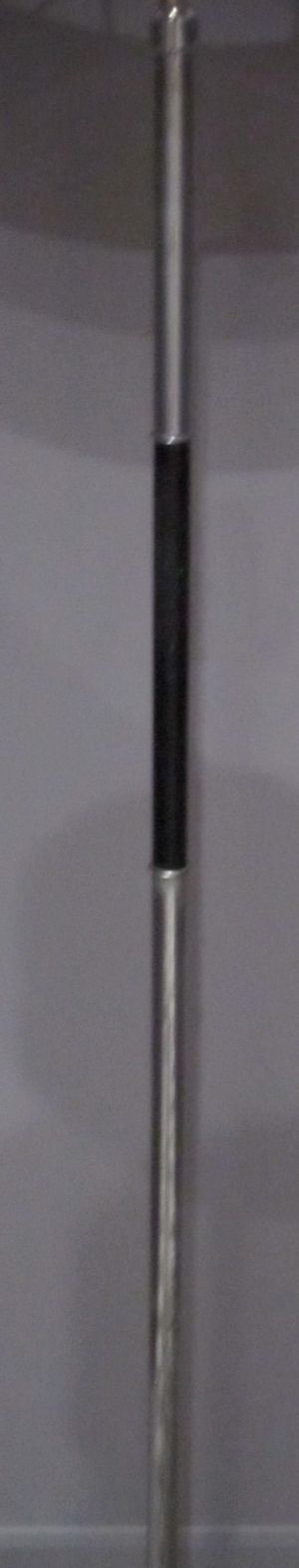Mid-Century Chrome and Black Metal Floor Lamp, France
