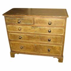 19thC English Painted Bureau